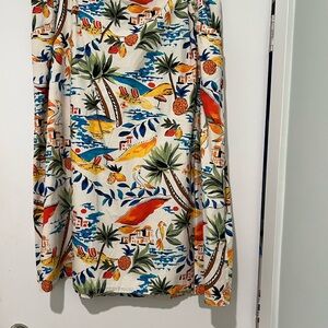 St. John's Bay Multicolor Tropical Print Skirt 2X